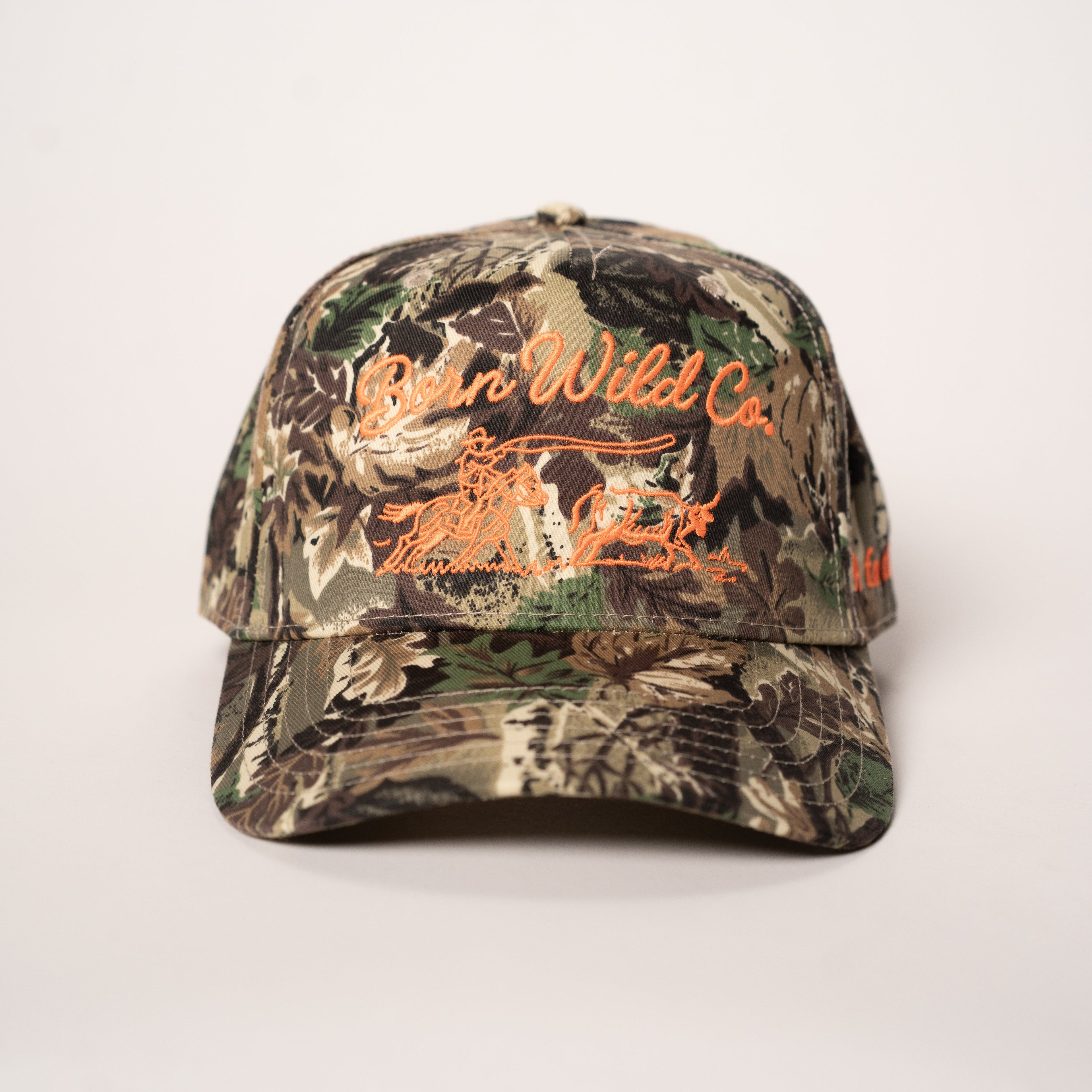 "99 FOR THE 1" CAMO SNAPBACK  - ORANGE