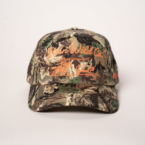 "99 FOR THE 1" CAMO SNAPBACK  - ORANGE
