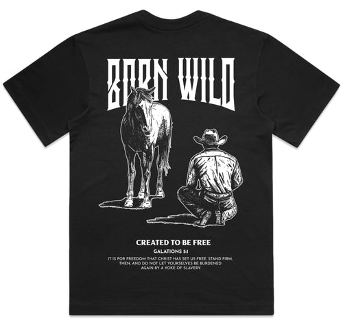 Born Wild T-shirt - black