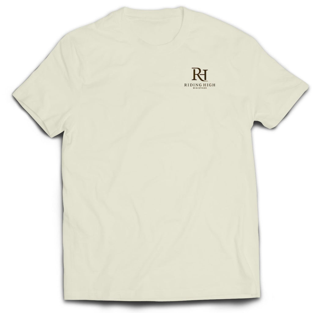 Born Wild T-shirt - off white/brown