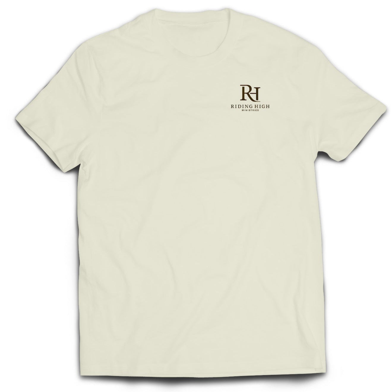 Born Wild T-shirt - off white/brown